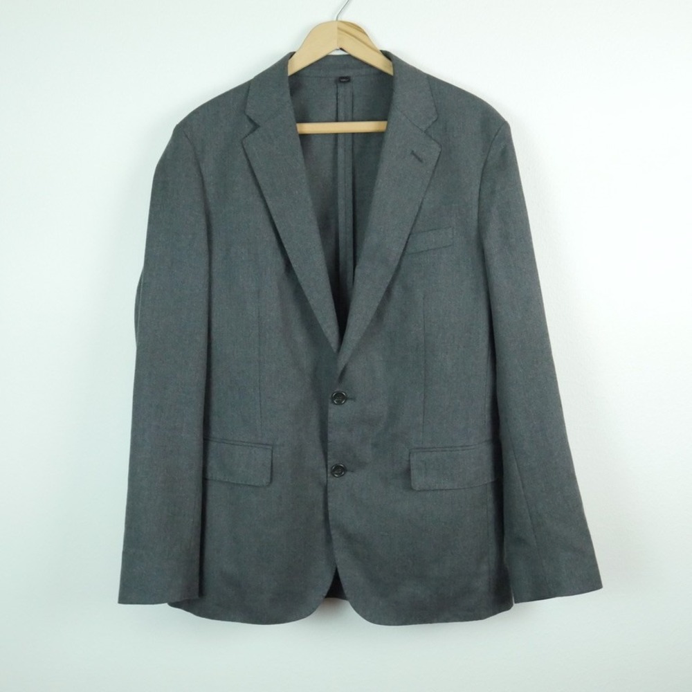 J.Crew Ludlow Slim Suit 40R 33x30 Moon British Cloth Unstructured Grey Wool Blnd - Picture 2 of 16